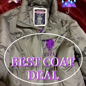 New 💜☔️US POLO KIDs PuFFy CoAT